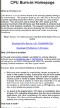Mobile Screenshot of cpuburnin.com